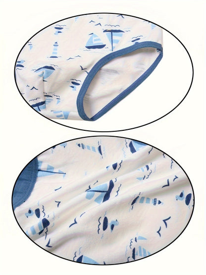 Boys' Briefs - 8-Pack Ocean Animal Print – view 5