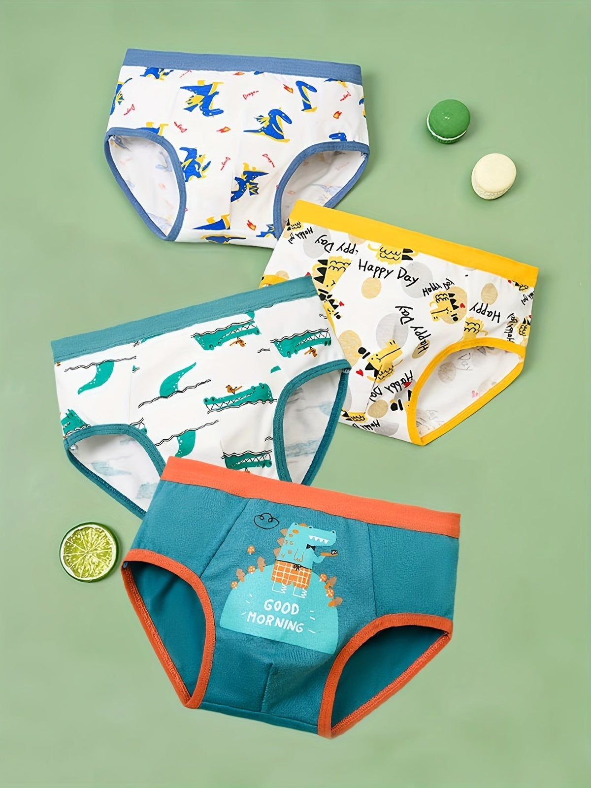 Boys' Briefs - 8-Pack Ocean Animal Print – view 8