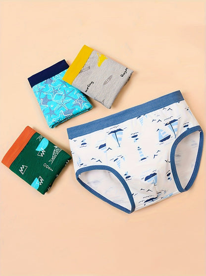Boys' Briefs - 8-Pack Ocean Animal Print – view 13