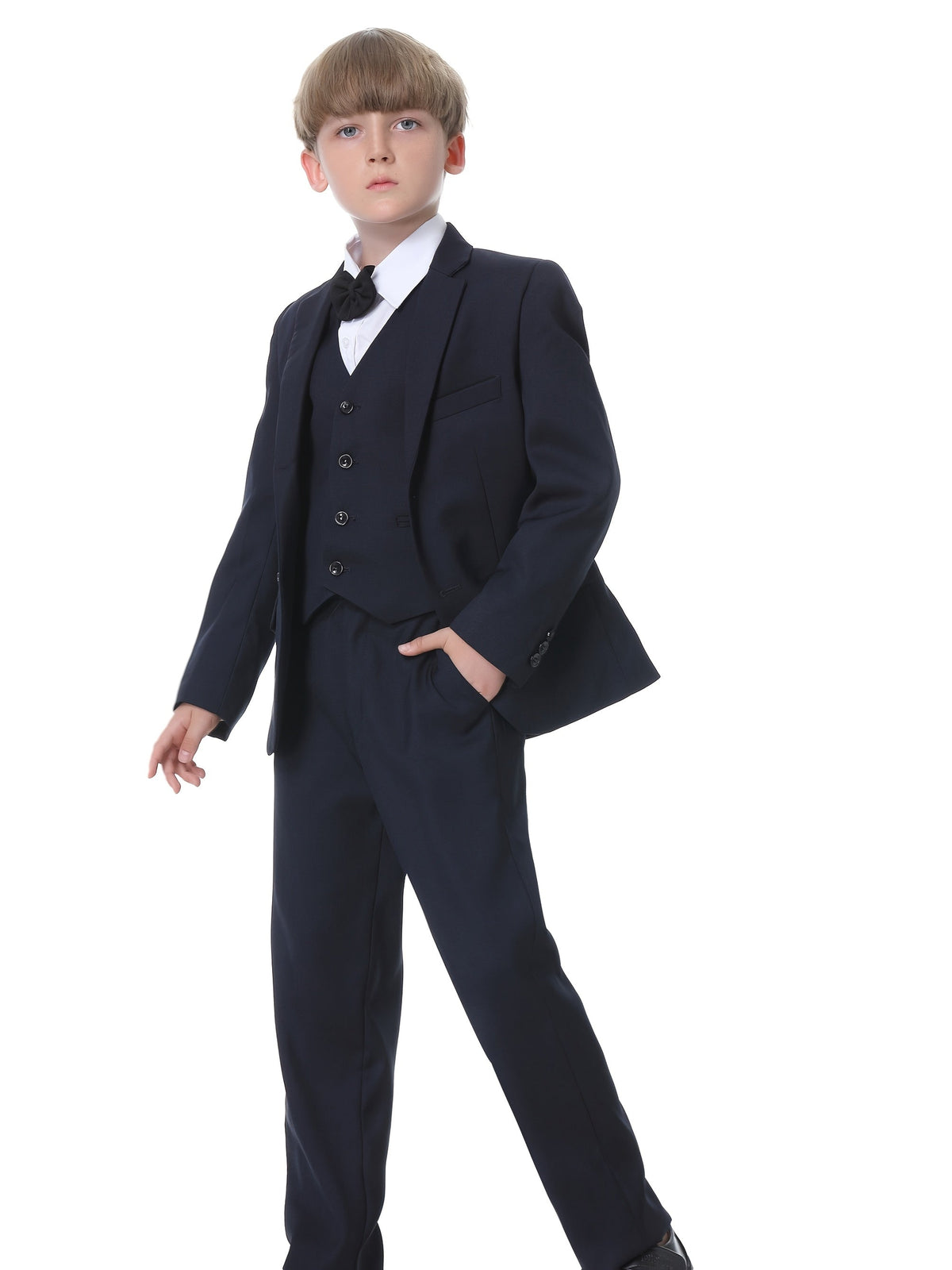 Boys' Casual Outfit Set – Blue / Khaki – Blue option – view 2