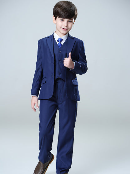 Boys' Casual Outfit Set – Blue / Khaki – Blue option – view 4