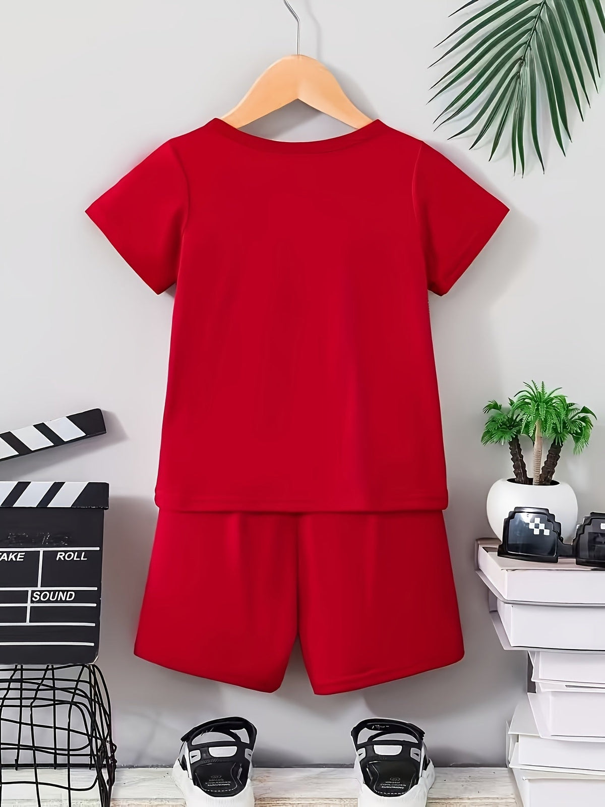 Boys' Casual Outfit Set - Short Sleeve Fall 8213 – view 2
