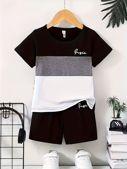 Boys' Casual Outfit Set - Short Sleeve Fall 8213 – view 4