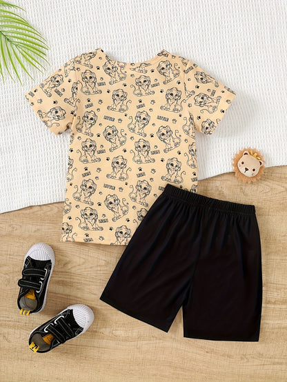 Boys' Casual Outfit Set - Short Sleeve Fall – view 3