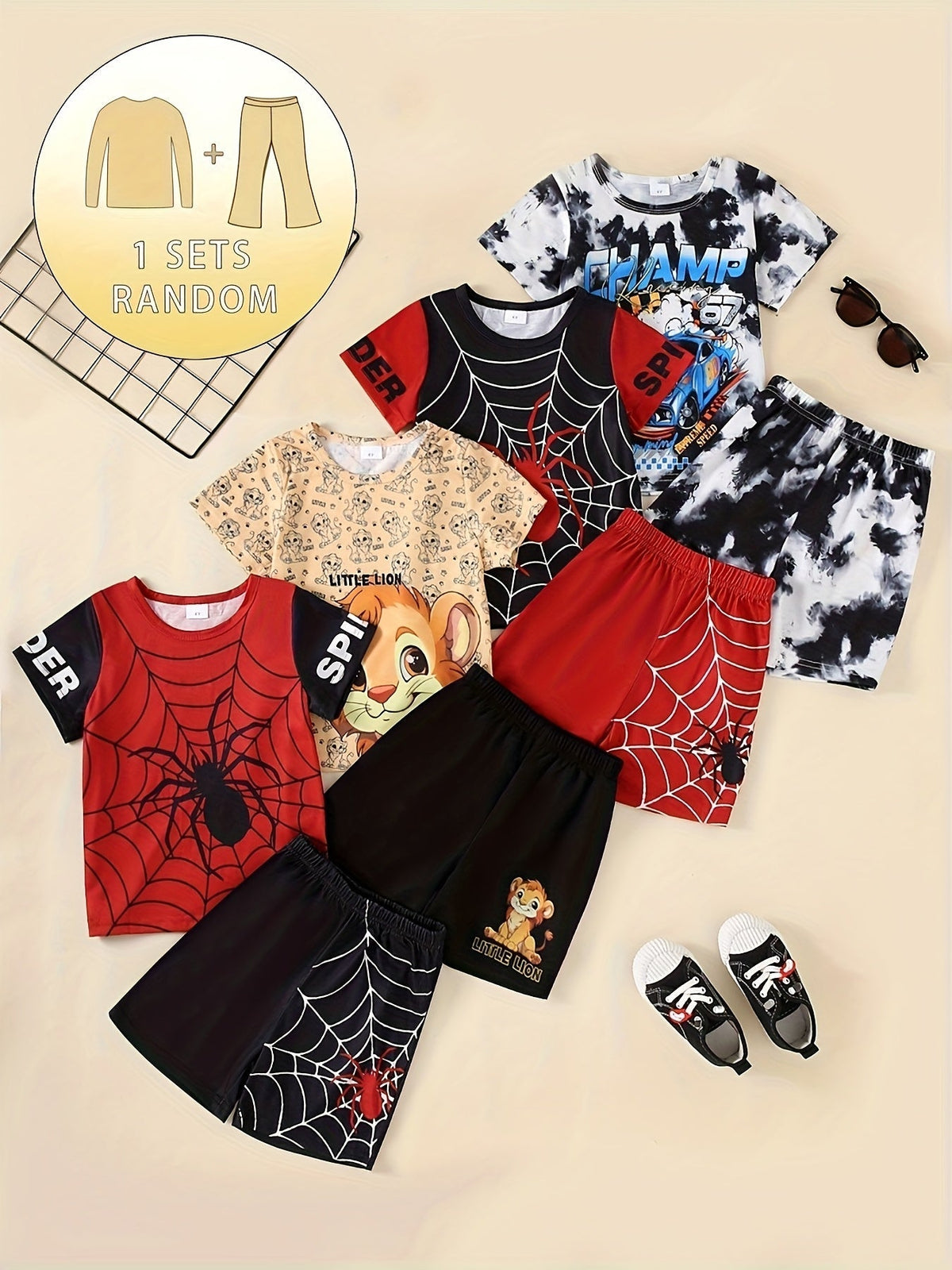 Boys' Casual Outfit Set - Short Sleeve Fall – view 17