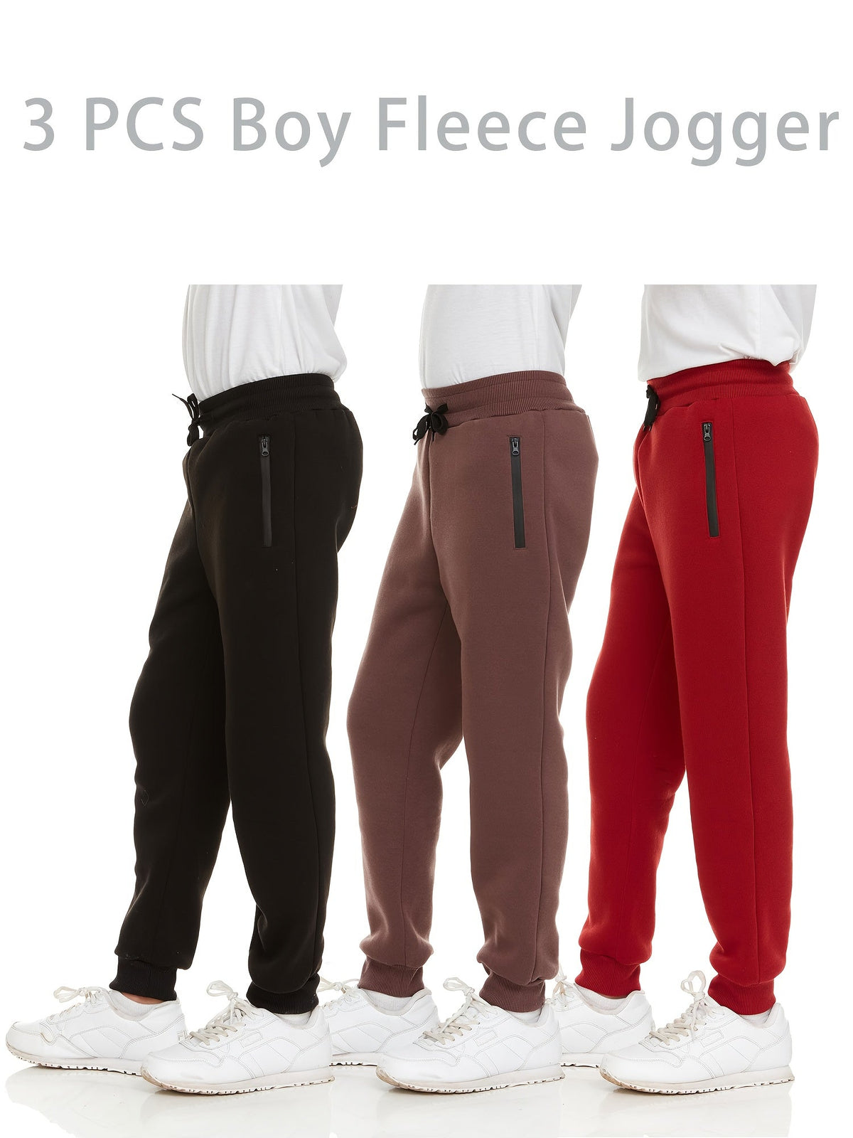 Boys' Casual Pants – Sizes XS–XXL – Black option – view 2