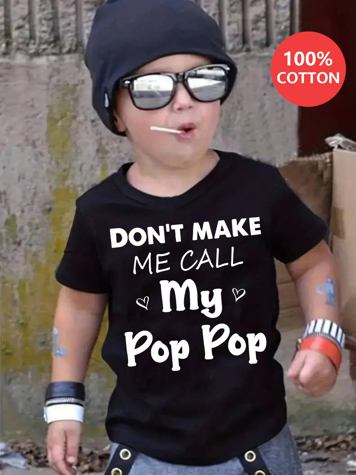 Boys' Casual T-Shirt – Black Colorway 76869 – view 6