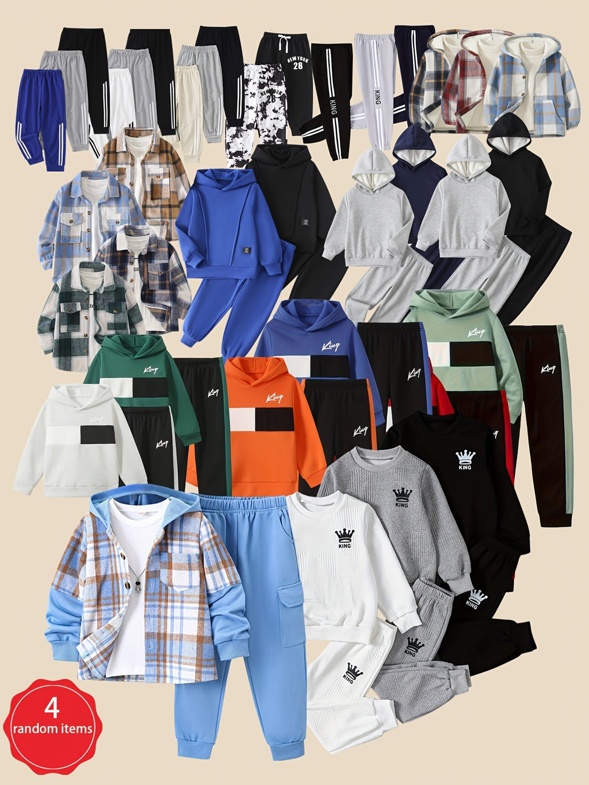 Boys Clothing Multipack - 4-Piece Casual Sportswear Set – view 8