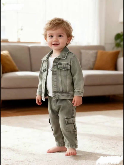 Boys' Denim Outfit Set - Winter – view 9