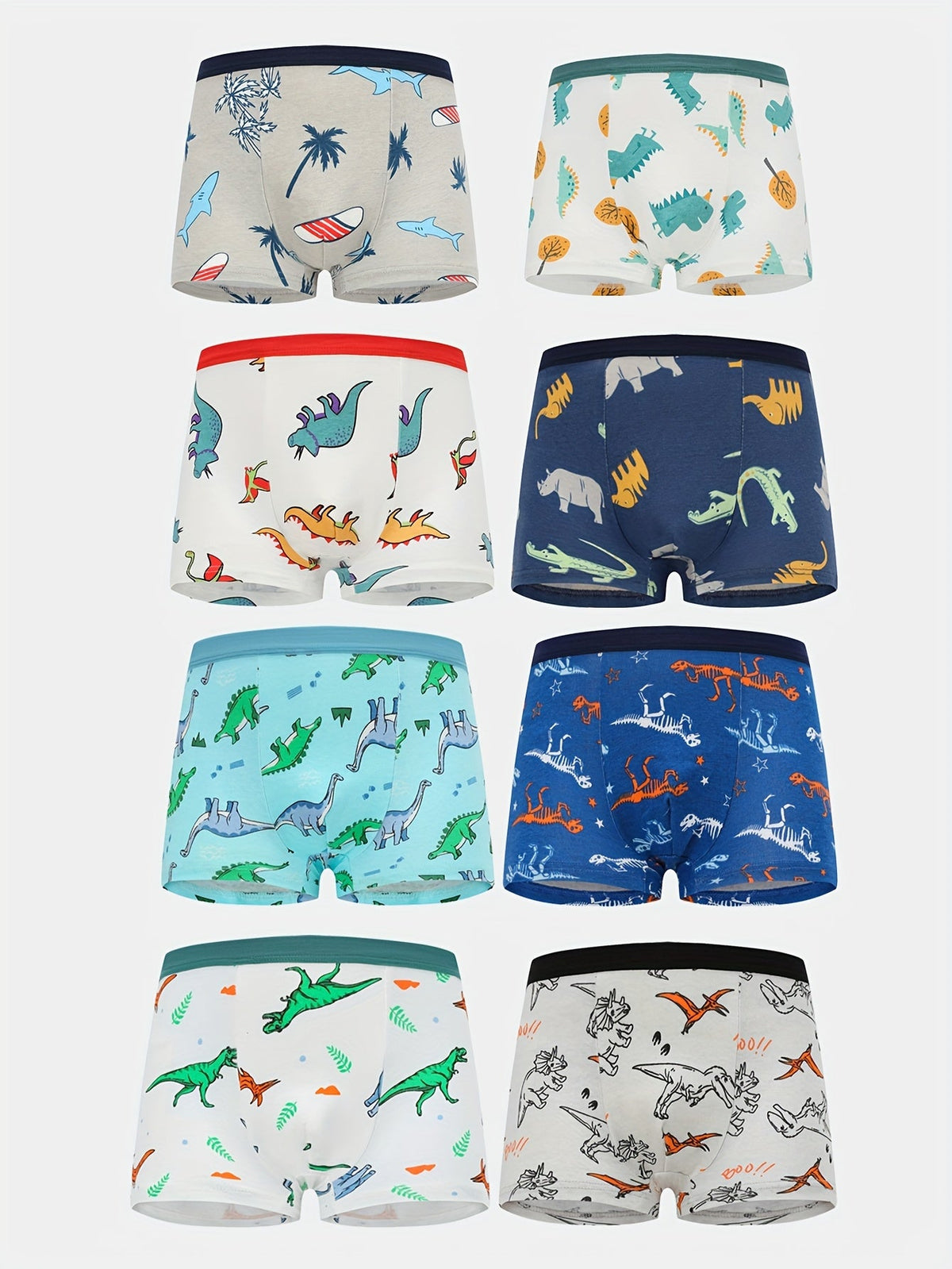 Boys' Dinosaur Boxer Briefs - Soft Everyday Multipack – view 6