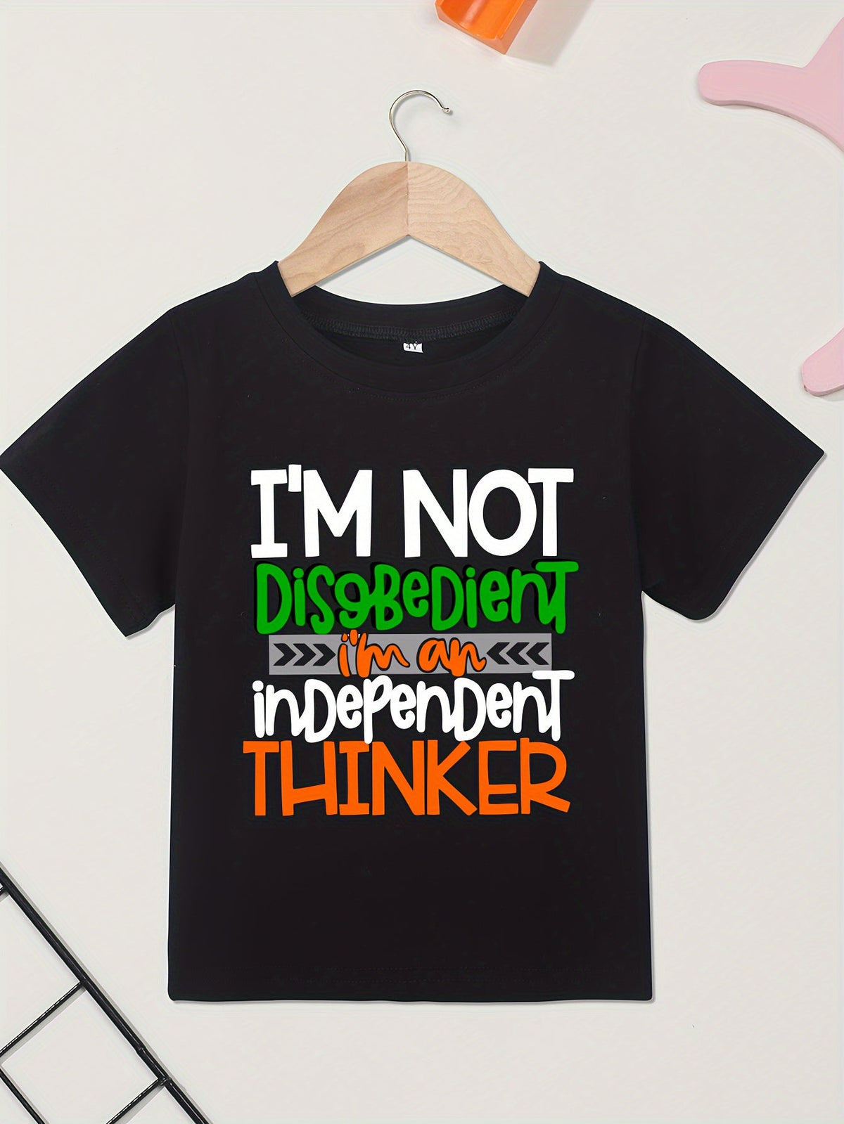 Boys' Independent Thinker T-Shirt - Funny Quote – view 8