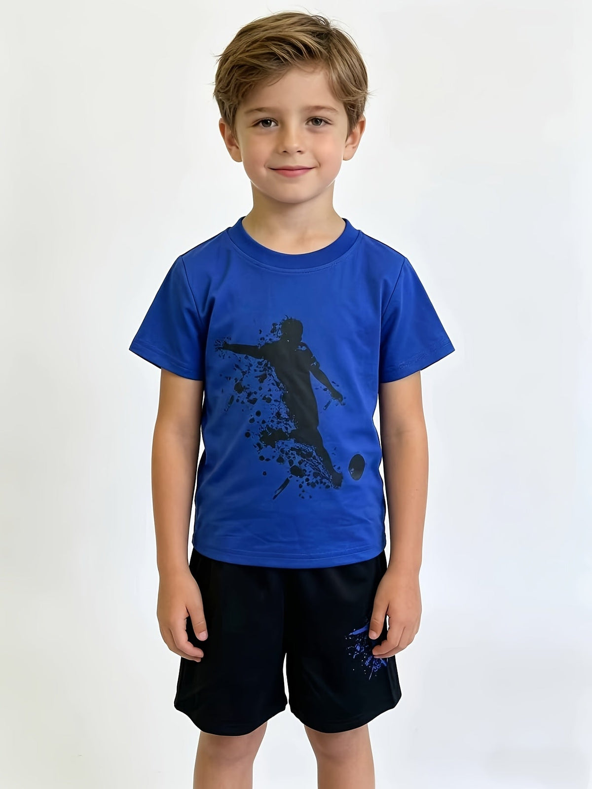 Boys' Printed T-Shirt & Shorts Set - 6-Piece 2101 – view 2