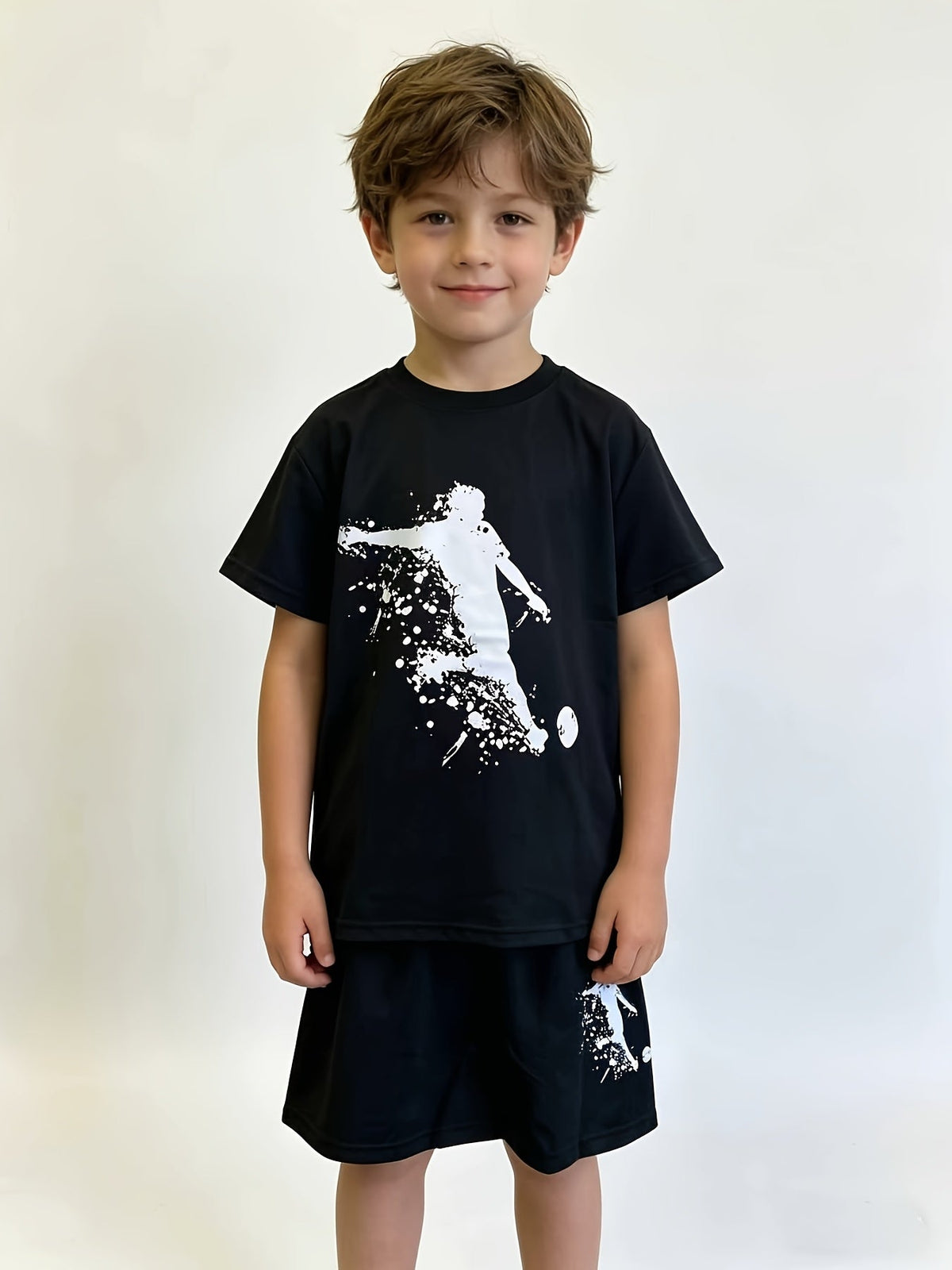 Boys' Printed T-Shirt & Shorts Set - 6-Piece 2101 – view 7