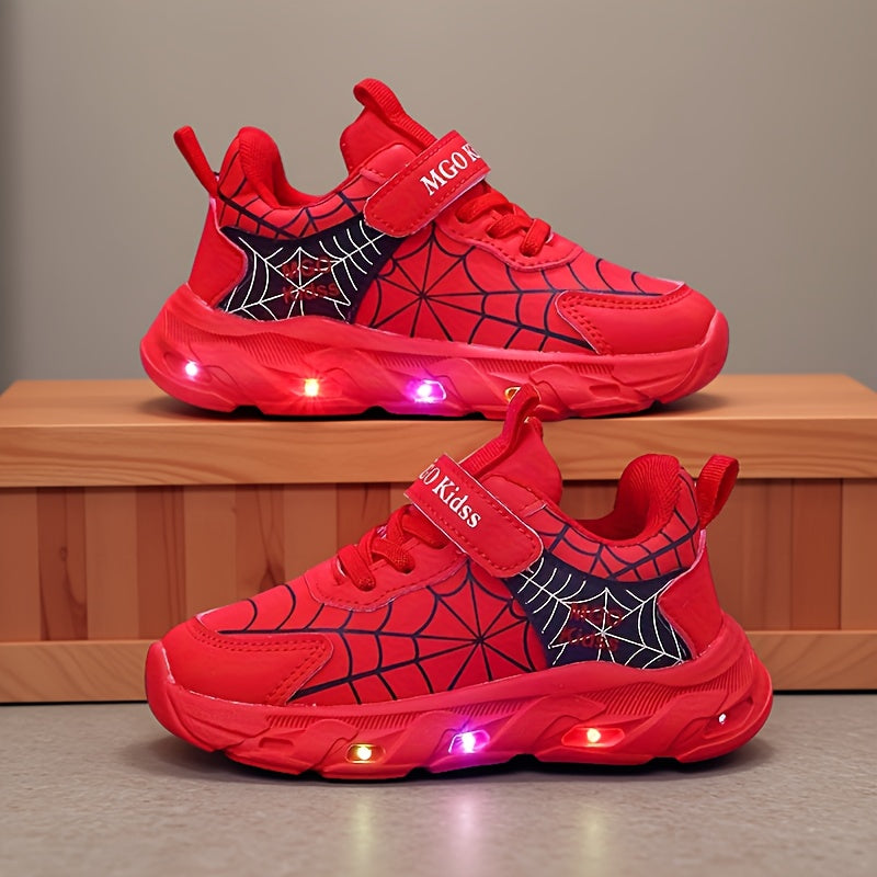 Boys Running Shoes - Breathable Mesh – Red option – view 3