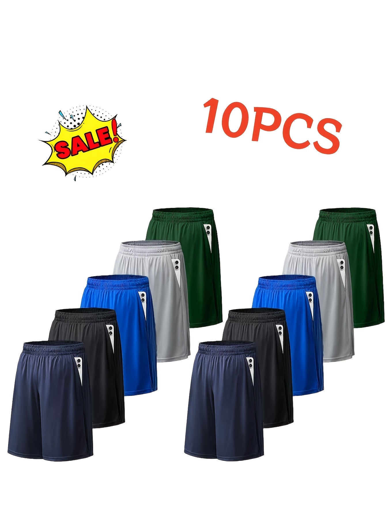 Boys's Workout Shorts - Stretch Comfort – view 2