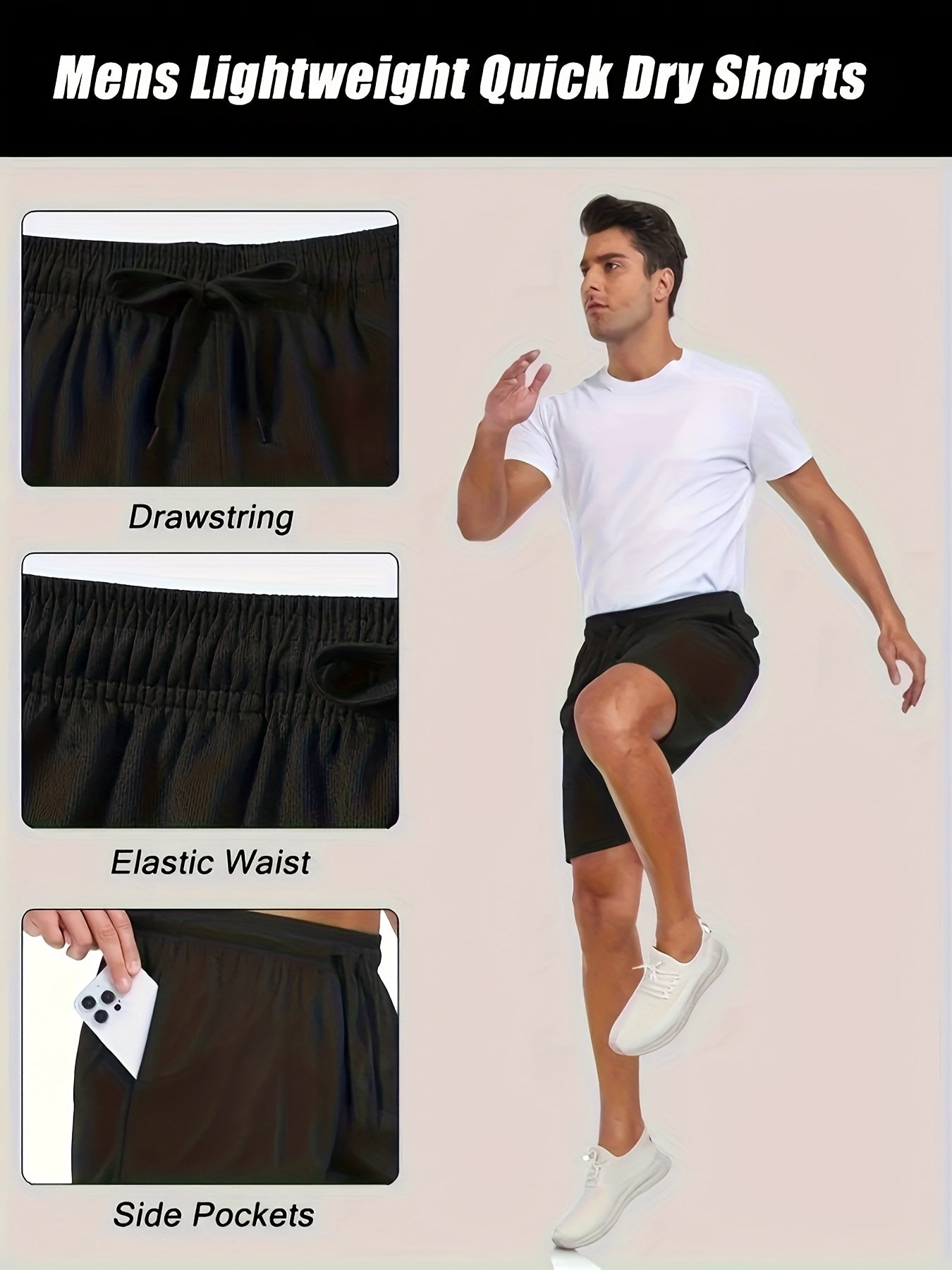 Boys's Workout Shorts - Stretch Comfort – view 11