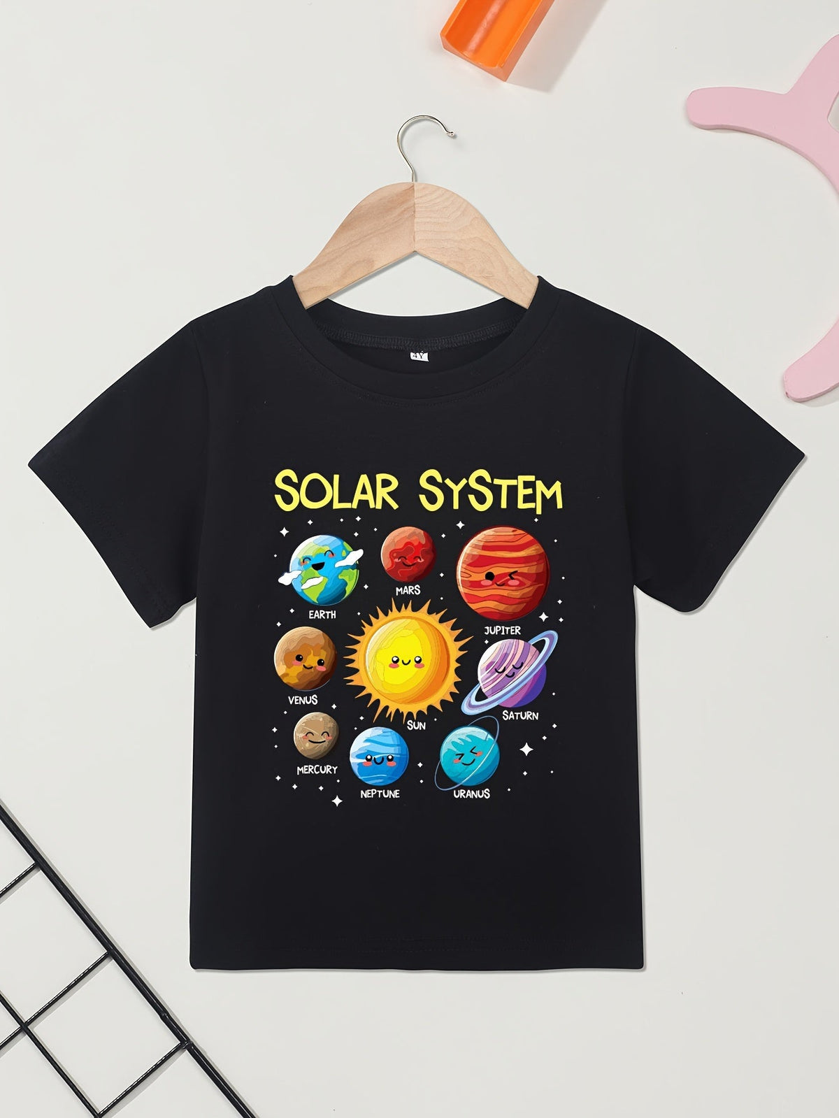 Boys' Solar System T-Shirt - Planet Graphic – view 8