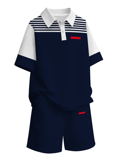Boys' Striped Outfit Set – view 4