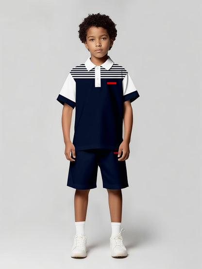 Boys' Striped Outfit Set – view 5