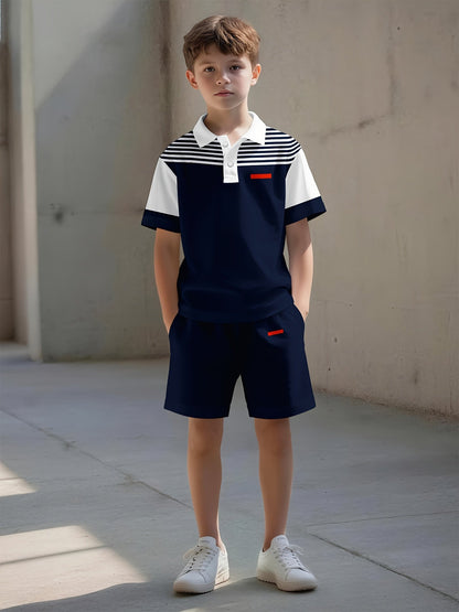 Boys' Striped Outfit Set – view 7