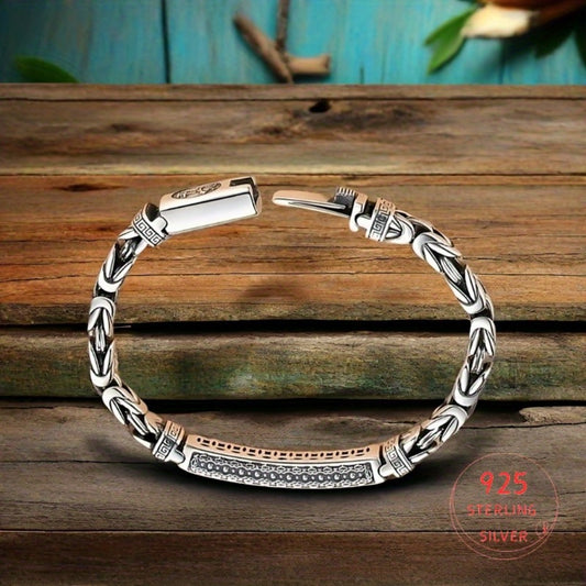 Bracelet for Women - 925 Sterling Silver for - Modern Light Luxury Elegant Bangle - Minimalist - main product view