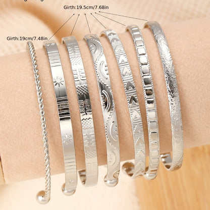 Bracelet for Women - Charm Set for - Vintage Bowknot & Leopard Plaid Cord , Boho Random Style - product detail view 6