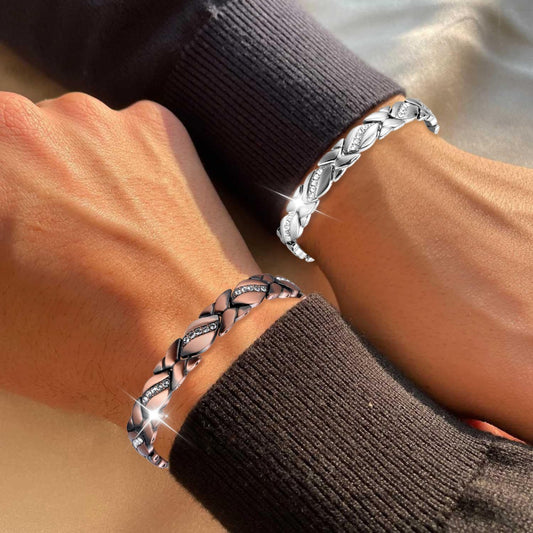 Bracelet for Women - Copper Magnetic for 2 Pack - 3500 Gauss Pure Copper Vintage Magnetic - main product view