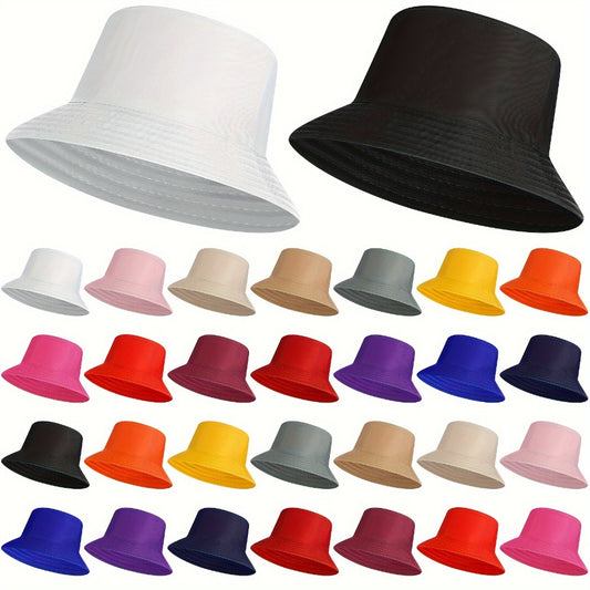 Bucket Hat - Bulk 30 Pcs Packable Solid Fishing for Women Men Travel Beach Sun Cap - main product view
