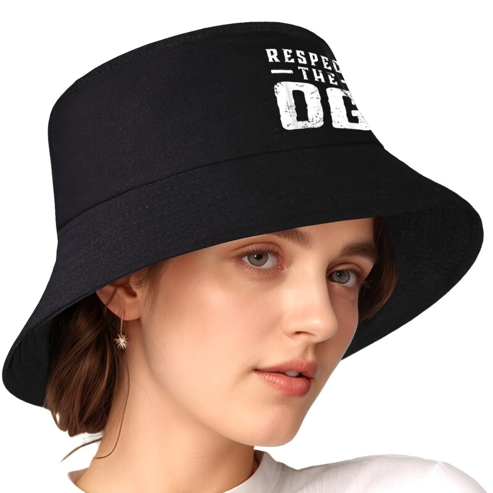 Bucket Hat - Unisex Respect The OG Original Gangsta Graphic Print for Men Women Street - product detail view 10