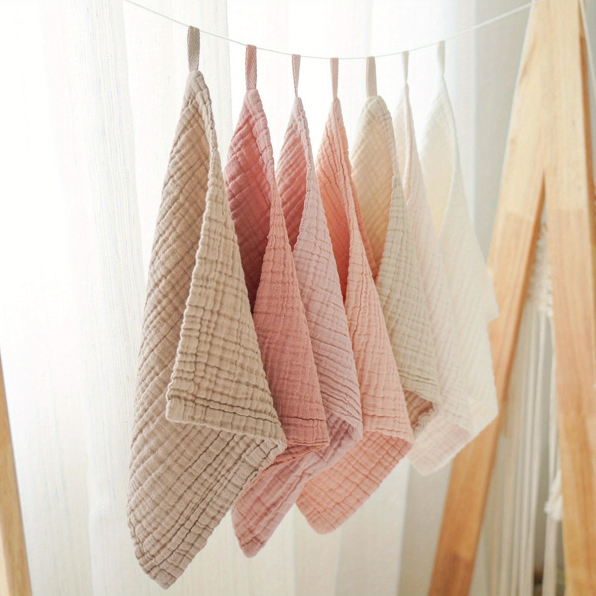Burp Cloth - 7-pack Muslin Soft Washcloths – view 4