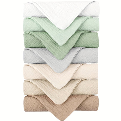 Burp Cloth - 7-pack Muslin Soft Washcloths – view 5