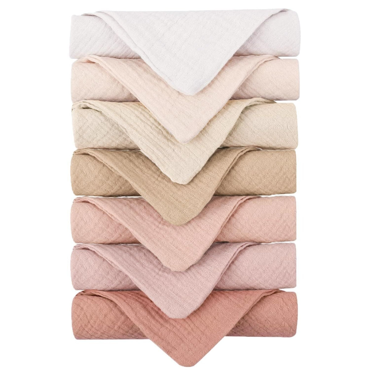 Burp Cloth - 7-pack Muslin Soft Washcloths – view 6