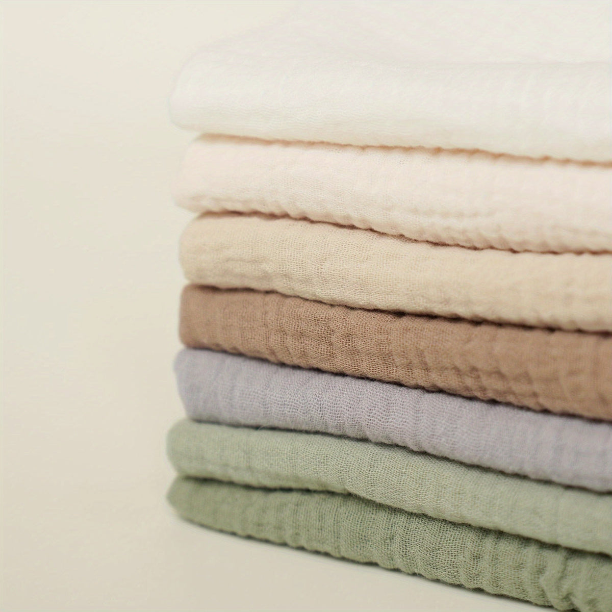Burp Cloth - 7-pack Muslin Soft Washcloths – view 7