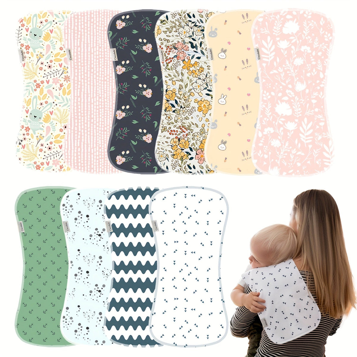 Burp Cloth - Breathable Soft Towel Absorbent – main product image