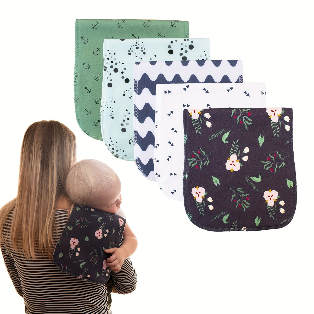 Burp Cloth - Breathable Soft Towel Absorbent – view 5