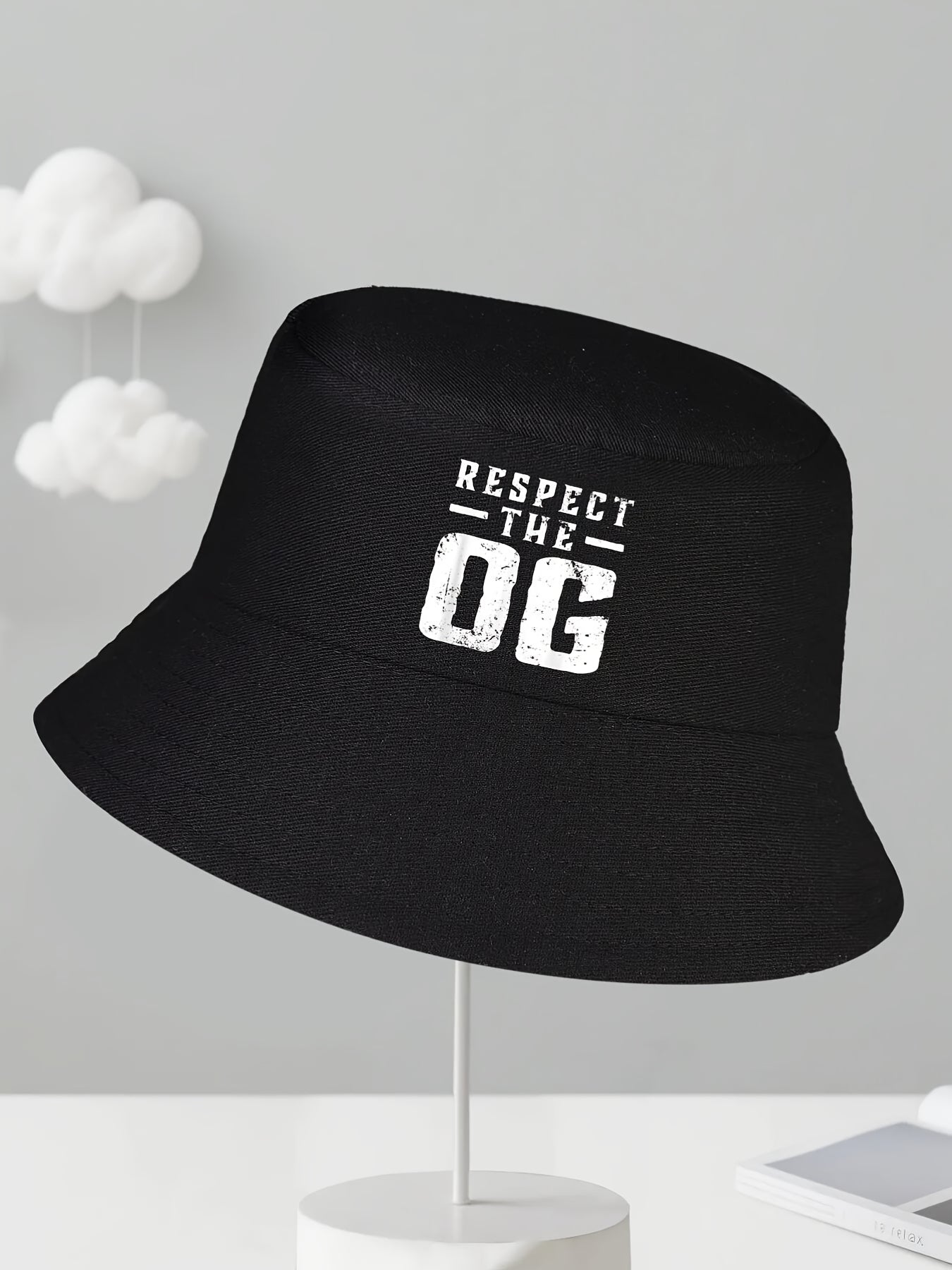Respect The OG Original Gangsta O Bucket Hat <Unisex Men> Tennis Skate Bucket Hat