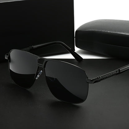 Full Rim Sunglasses Men Women Oversized 139mm+ Frame – TAC Gradient Lens UV Protection, Bold Fashion Eyewear for Formal Everyday Street Style, 4 Colors Red Black Gold Silver