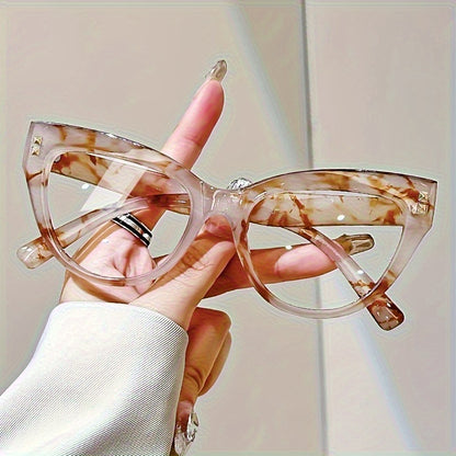 Reading Glasses 3-Pack Metal Hinge Minimalist Color Block Design Elegant Presbyopia Frames for Women Magnification +100 to +400 Fashion Gift Eyewear