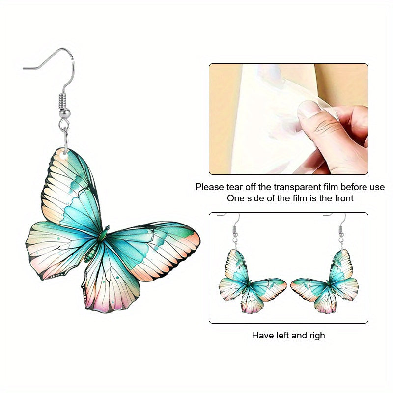 18pcs/9 Pairs of Colorful Elegant Colorful Pendant Earrings Set, Stylish Earrings Everyday And Banquet Occasions- All Seasons, Gifts