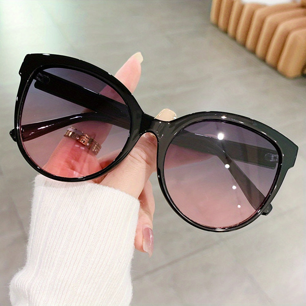 Summer Must Haves, Luxury Cat Eye Fashion Glasses for Women And Men, Oversized Fashion Shades Perfect for Beach, Vacation, Travel And Cruise, Trendy Y2K Style Accessory for Daily Wear, Street Photography And Holiday Gifts, Lightweight And Protective