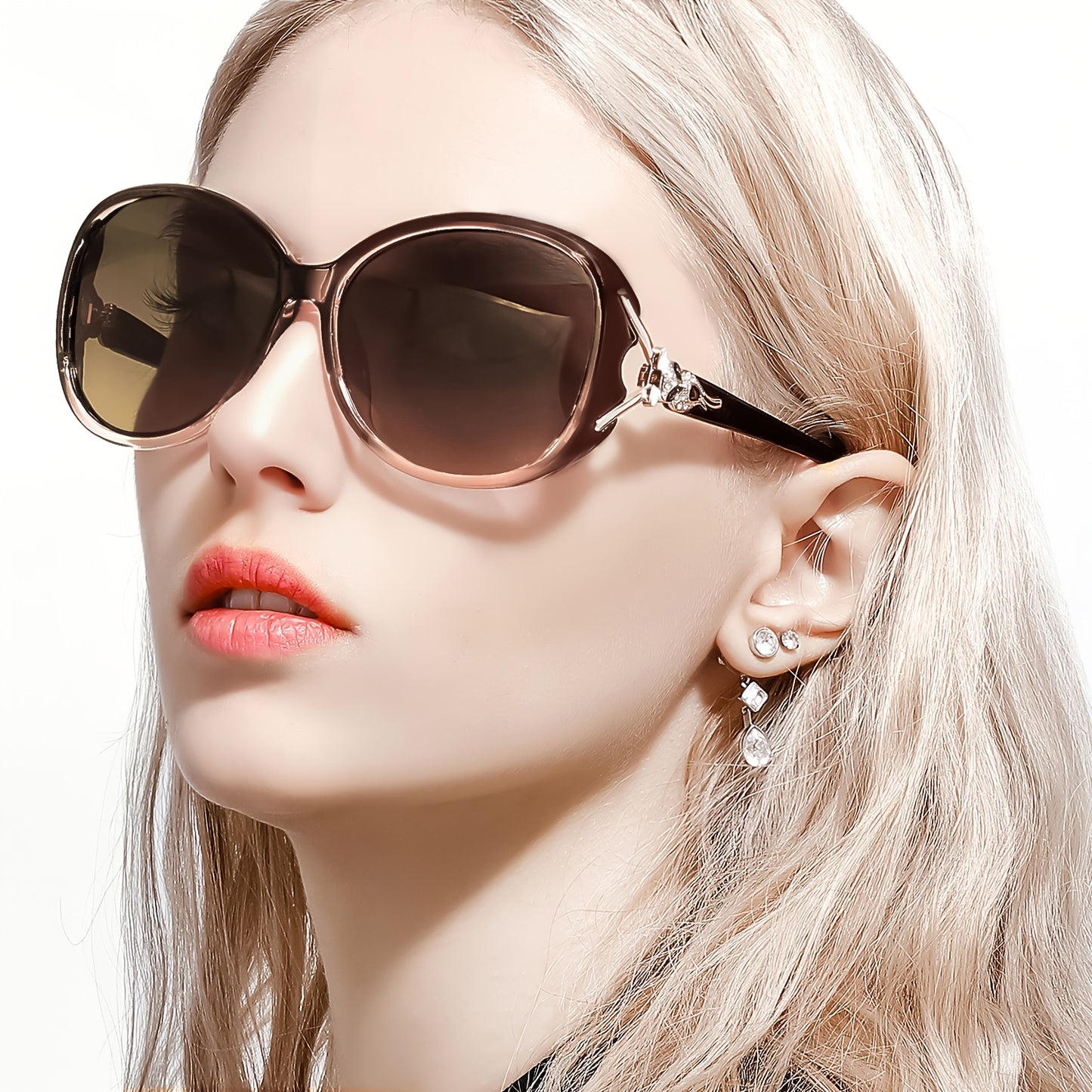 Oversized Sunglasses for Women UV400 Protection Trendy Large Frame Fashion Eyewear Anti-Glare Polarized Lens Multiple Colors Available Daily Casual Wear