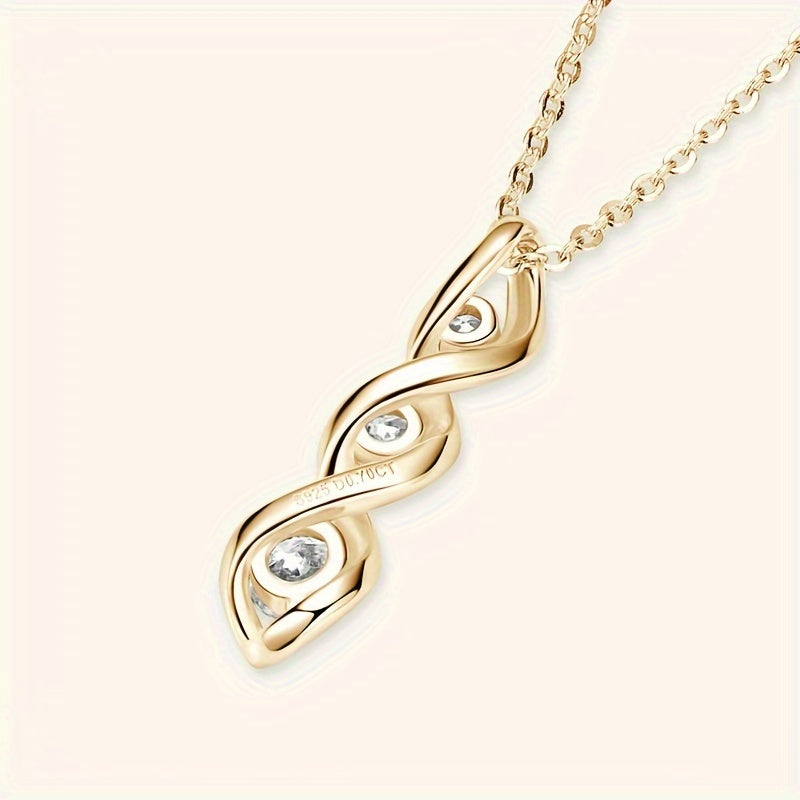 925 Sterling Silver Moissanite Hexagram Pendant Necklace - Elegant Vintage-Inspired Design, Fashionable and Trendy, Perfect for Daily Wear and Special Occasions, Ideal Mother'S Day Gift for Her, Hypoallergenic and Nickel-Free