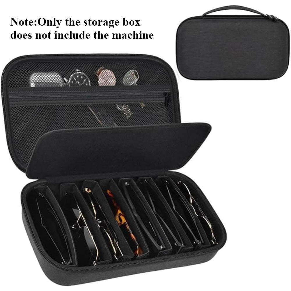Sunglasses Organizer Case Travel Storage Bag Multi-Slot for Men Women – Portable Protective Eyewear Holder, 2 4 6 Slot & Large Options, Black Brown Grey Pink