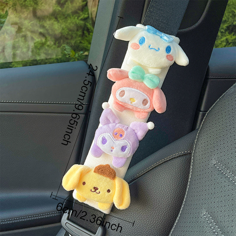 Cartoon Car Seat Belt Shoulder Cover - Soft Travel Cushion One-Piece – view 2