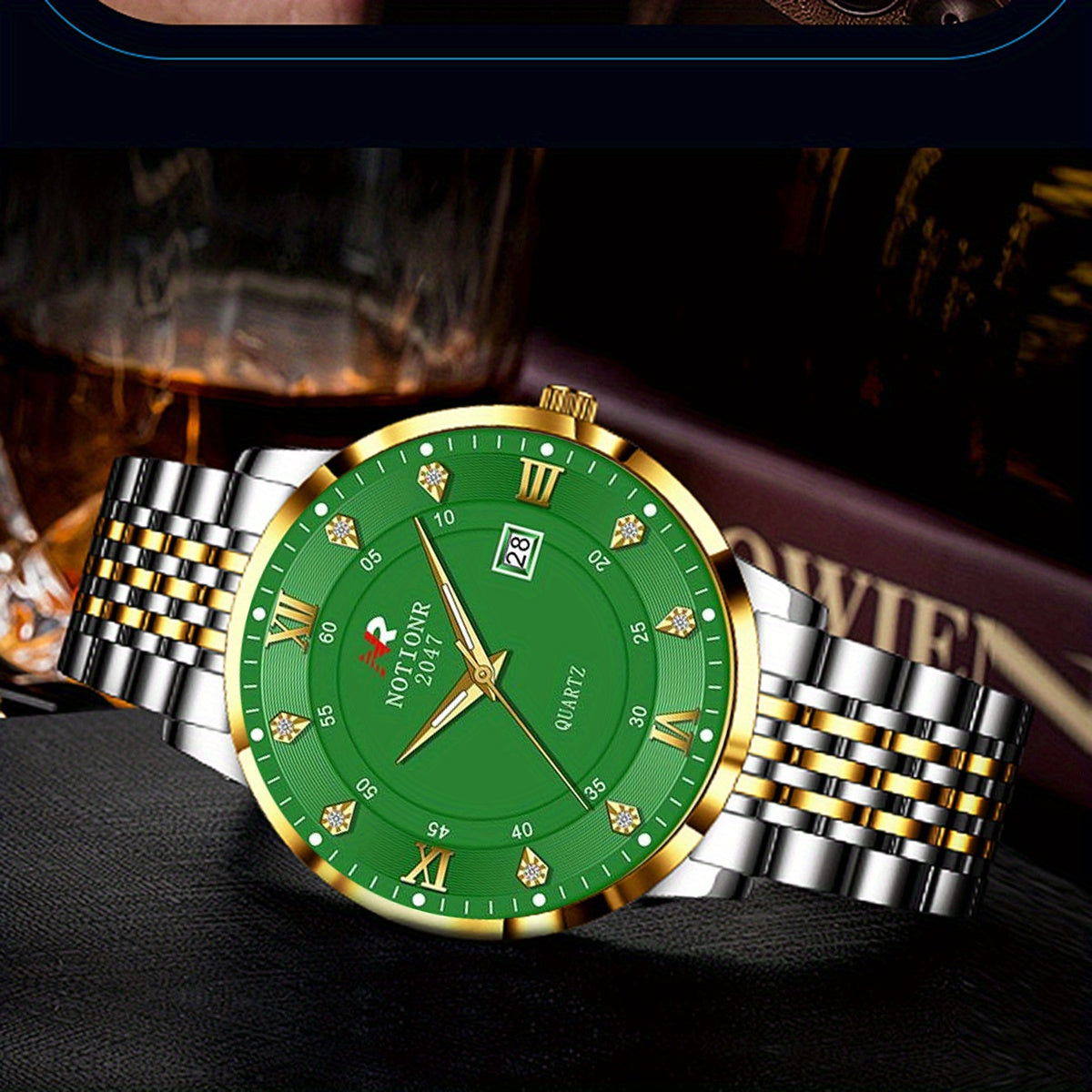Men'S Wristwatch with a Stainless Steel Band, Featuring a Quartz Movement. This Minimalist Design Is Perfect for Business Occasions And Makes an Excellent Gift for Birthdays, Holidays, Or Valentine'S Day