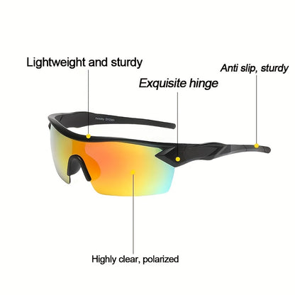 Polarized Sunglasses 6-Pack Ultra-Light PC Frame Unisex Fashion Eyewear for Men and Women Driving Daily Commute Summer Leisure Holiday Gift Set