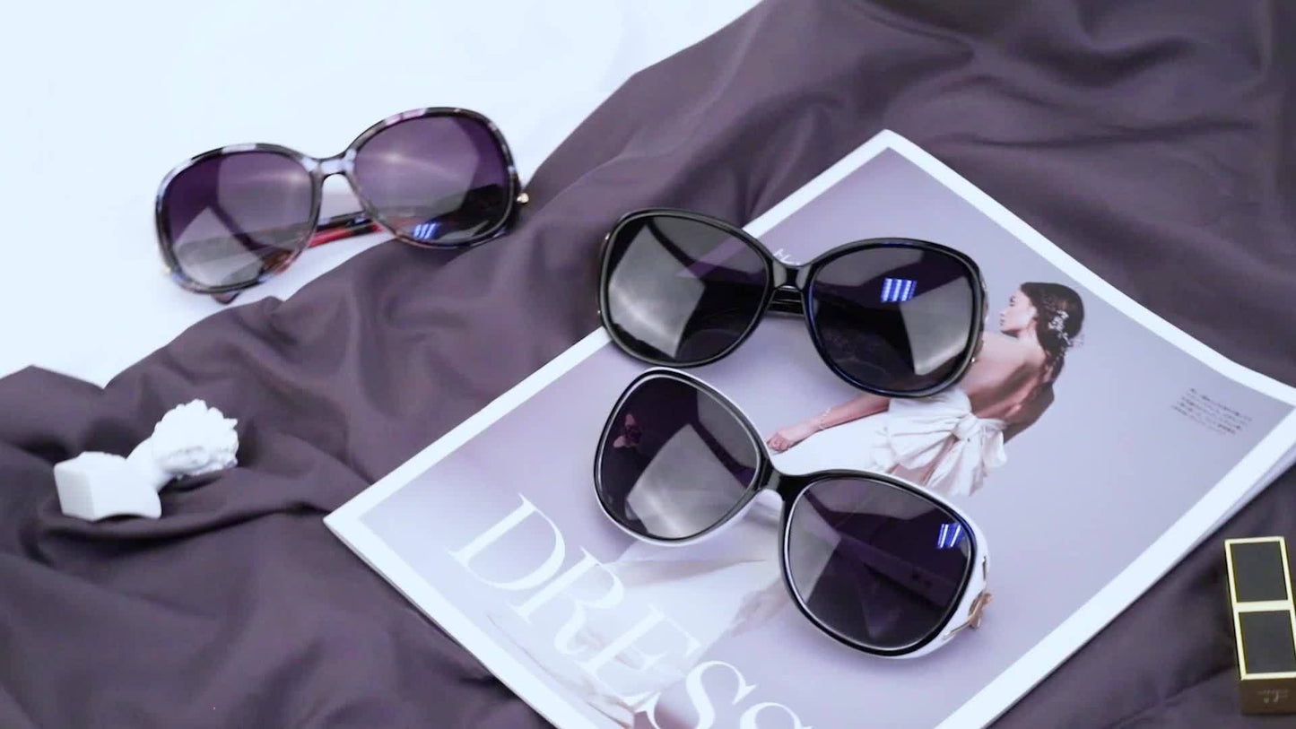 Oversized Sunglasses for Women UV400 Protection Trendy Large Frame Fashion Eyewear Anti-Glare Polarized Lens Multiple Colors Available Daily Casual Wear