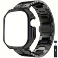 Women's Business Stainless Steel Band Watch Strap - Butterfly Clasp, Durable Metal Design | Elegant Business Style | Sturdy Folding Closure