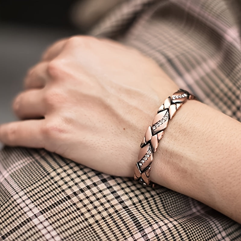 2pcs Of Pure Copper Bracelets for Women, Super Bracelets for Women, with 3500 Gauss, Copper Bracelets for Birthday, Mother's Day Christmas Valentine's DayJewelry Gifts