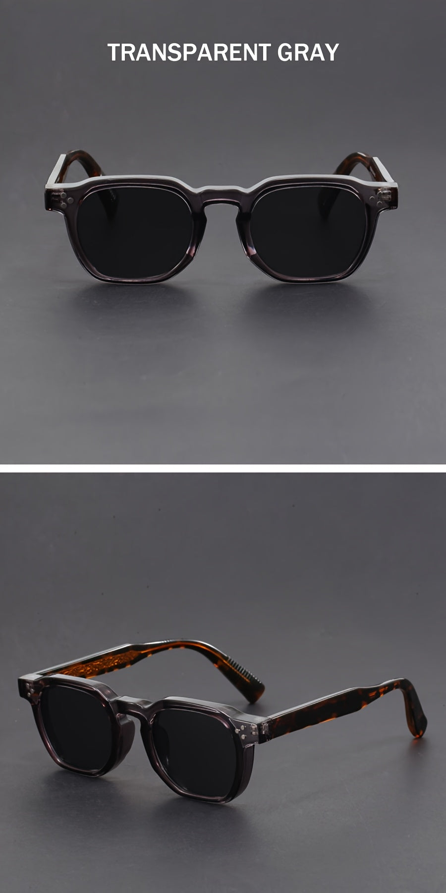 Fashion Sunglasses Polygonal Full Frame – Bohemian Style AC Lens Eyewear for Men & Women, Trendy Geometric Shades for Photography, Parties & Casual Wear, Ideal Gift, 6 Colors